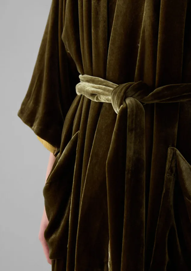 silk_velvet_gown_8.webp Velvet | Gowns-TOAST Silk Velvet Gown RichOlive