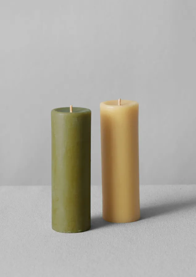 skar_organics_beeswax_pillar_candle_1.webp Candles & Holders-TOAST Skar Organics Beeswax Pillar Candle Natural