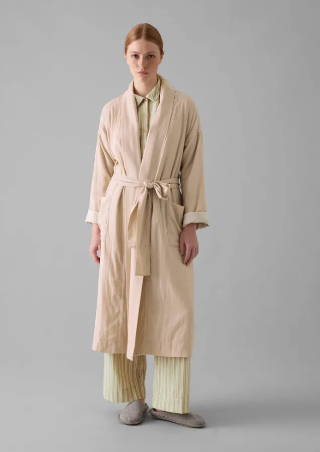 soft_double_faced_cotton_gown_2-1.webp Gowns | Nightwear-TOAST Soft Double Faced Cotton Gown SoftHeather/Celery