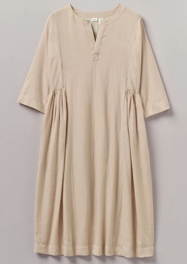 Nightwear-TOAST Soft Double Faced Cotton Nightdress SoftHeather/Celery