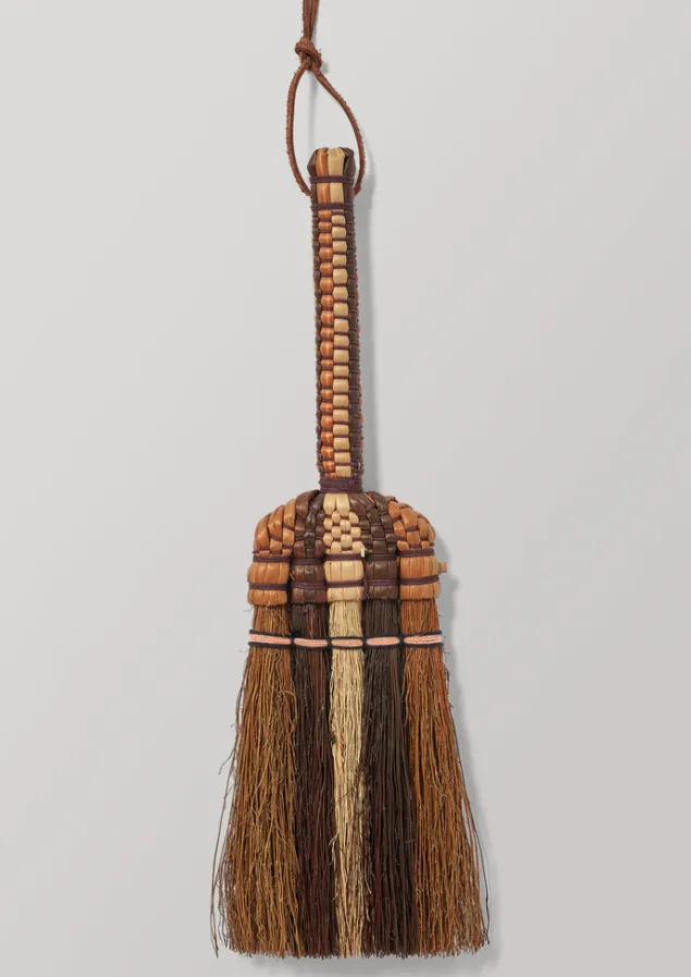 Outdoor | Kitchen-TOAST Sorghum Stripe Short Handled Brush Cocoa