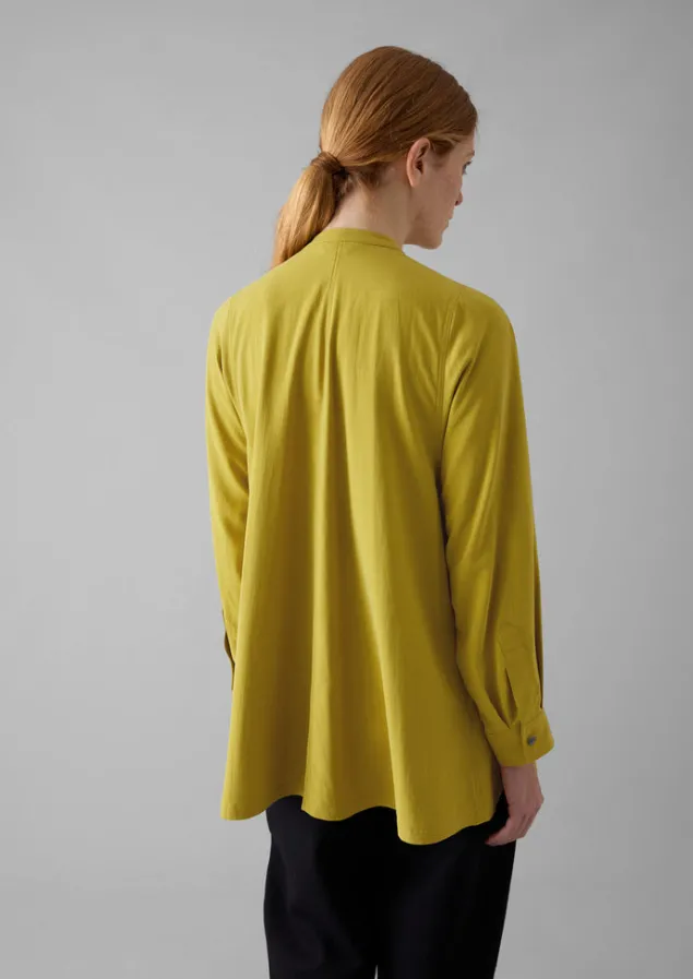 spun_silk_shirt_11.webp Shirts | Tops & Tees-TOAST Spun Silk Shirt GoldenOlive
