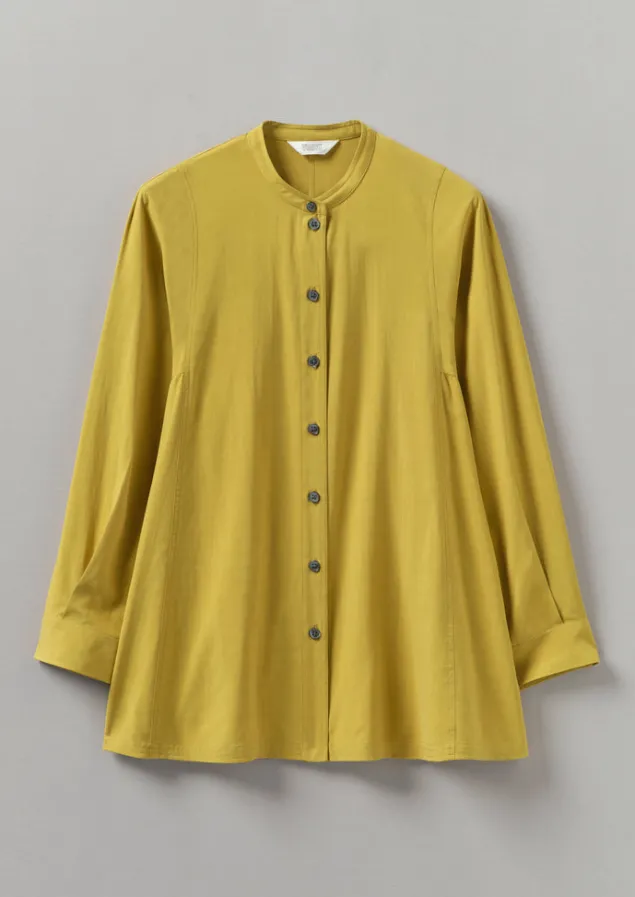 spun_silk_shirt_6-1.webp Shirts | Tops & Tees-TOAST Spun Silk Shirt GoldenOlive
