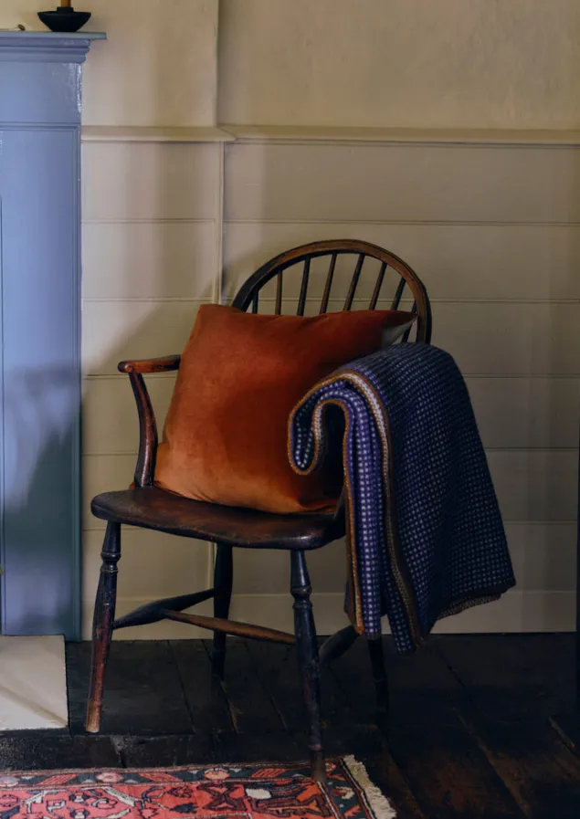 Textiles | Cushions & Covers-TOAST Square Velvet Cushion Cover SoftGinger/Natural
