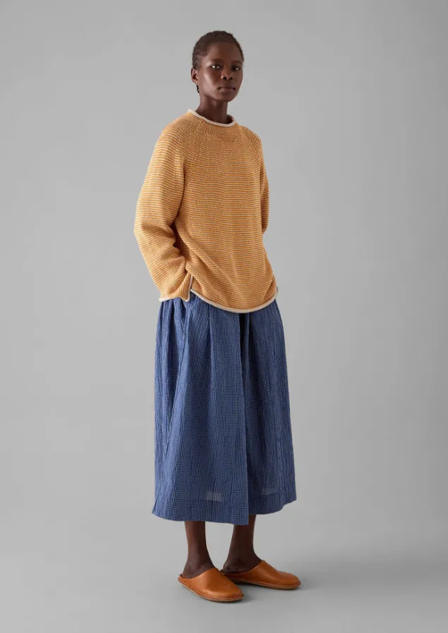 stripe_linen_cotton_sweater_16.webp Linen | Jersey-TOAST Stripe Linen Cotton Sweater Spice/Putty