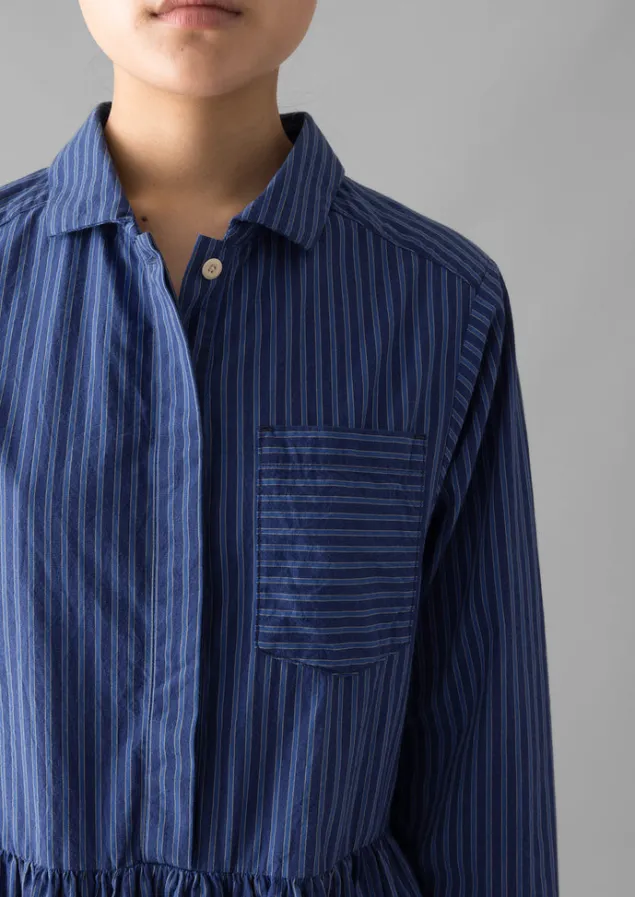 stripe_poplin_shirt_dress_2.webp Dresses-TOAST Stripe Poplin Shirt Dress BlueTourmaline