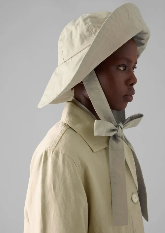 studio_kettle_waxed_cotton_hat_3.webp Hats, Scarves & Gloves-TOAST Studio Kettle Waxed Cotton Hat Concrete