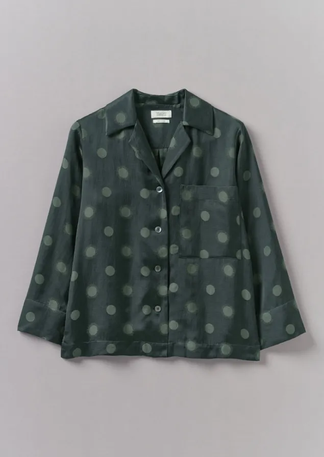 Shirts | Tops & Tees-TOAST Sun and Moon Jacquard Shirt Oil