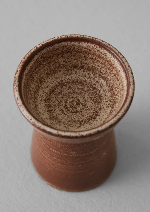 sz_ceramics_pillar_candle_holder_15-1.webp Decorative Pieces | Ceramics-TOAST SZ Ceramics Pillar Candle Holder Chestnut