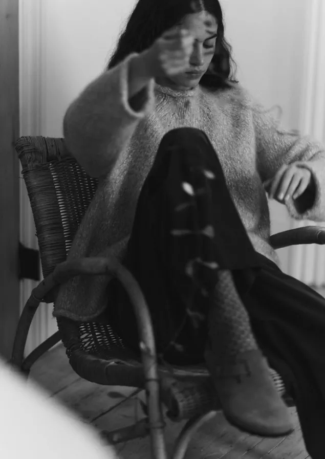 textured_cotton_alpaca_sweater_6.webp Jersey | Loungewear-TOAST Textured Cotton Alpaca Sweater Moonstone