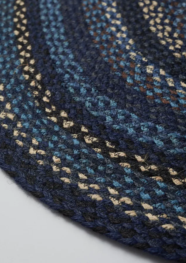 Textiles | Rugs-TOAST The Braided Rug Company Organic Jute Rug Ink