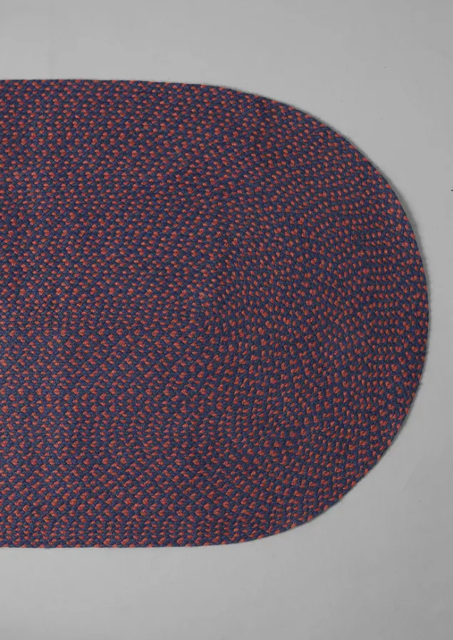the_braided_rug_company_organic_jute_rug_3-6.webp Textiles | Rugs-TOAST The Braided Rug Company Organic Jute Rug Navy/BurntOrange