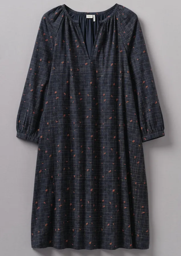 Nightwear | Loungewear-TOAST Trellis Floral Block Print Nightdress Blueberry