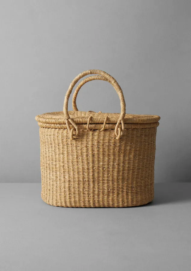 veta_vera_grass_picnic_basket_4.webp Baskets-TOAST Veta Vera Grass Picnic Basket Natural