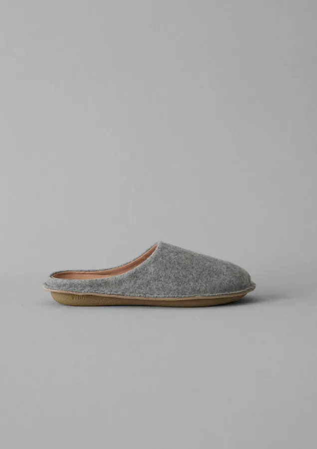 viba_roma_felt_slippers_5.webp Slippers | Nightwear-TOAST Viba Roma Felt Slippers Grey
