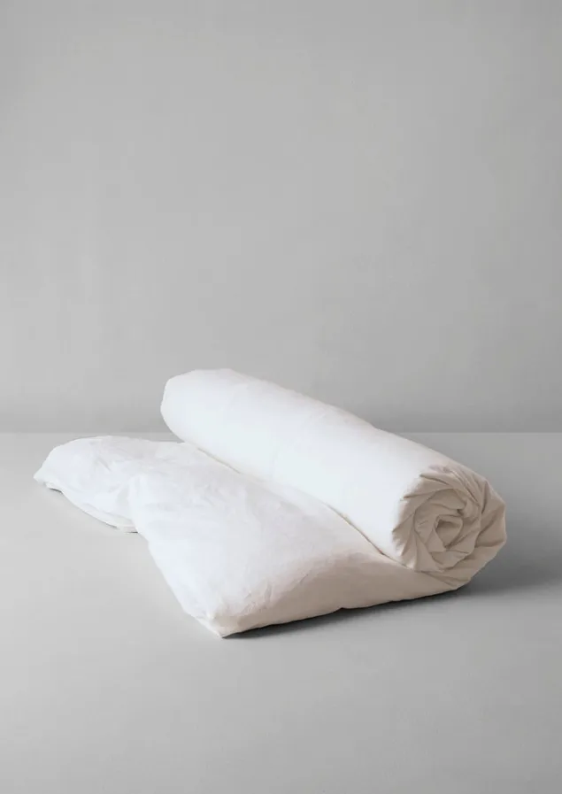 Textiles | Bed Linen-TOAST Washed Linen Cotton Duvet Cover Ecru