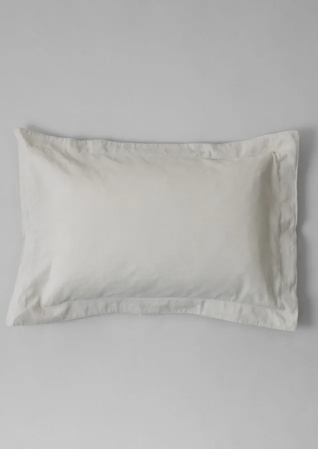 Textiles | Bed Linen-TOAST Washed Linen Cotton Oxford Pillowcase Set WashedSage