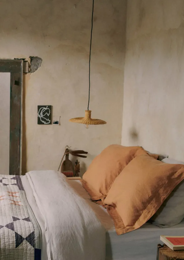 washed_linen_cotton_oxford_pillowcase_set_2-1.webp Textiles | Bed Linen-TOAST Washed Linen Cotton Oxford Pillowcase Set Bracken