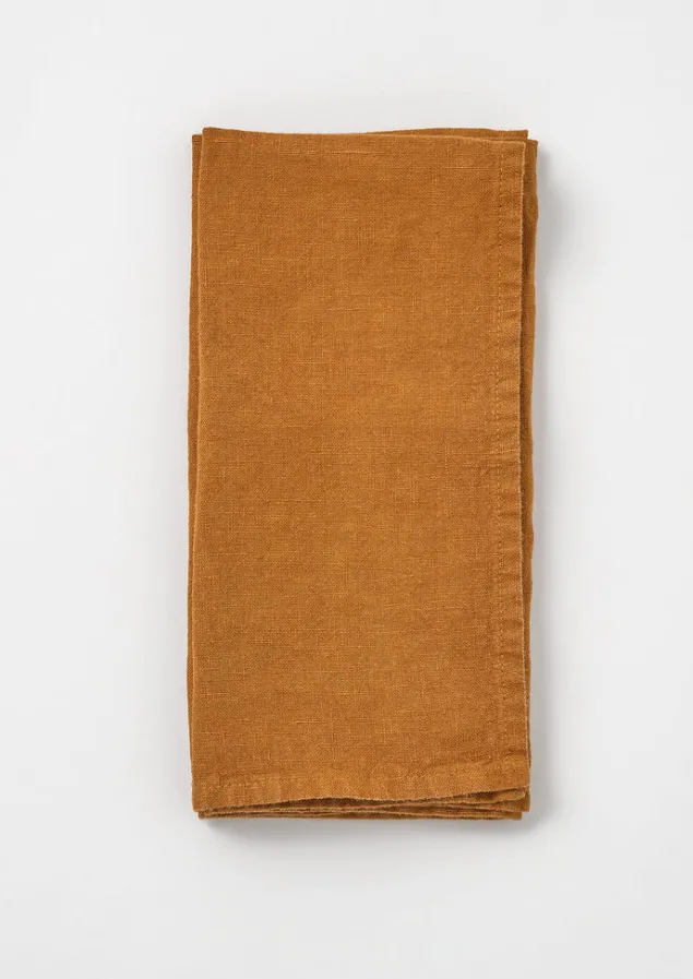 Textiles | Tableware-TOAST Washed Linen Napkin StarAnise