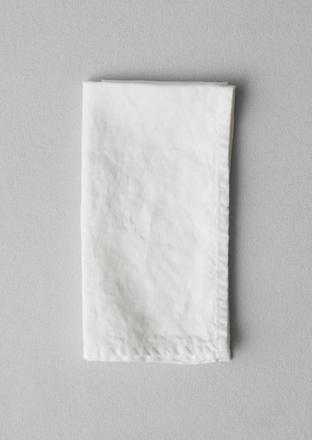 Textiles | Kitchen-TOAST Washed Linen Napkin OffWhite