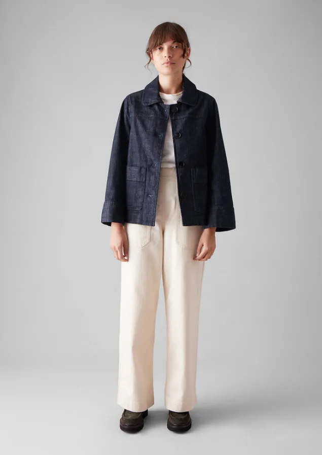 wide_sleeve_organic_indigo_denim_jacket_7.webp Denim | Coats & Jackets-TOAST Wide Sleeve Organic Denim Jacket Indigo