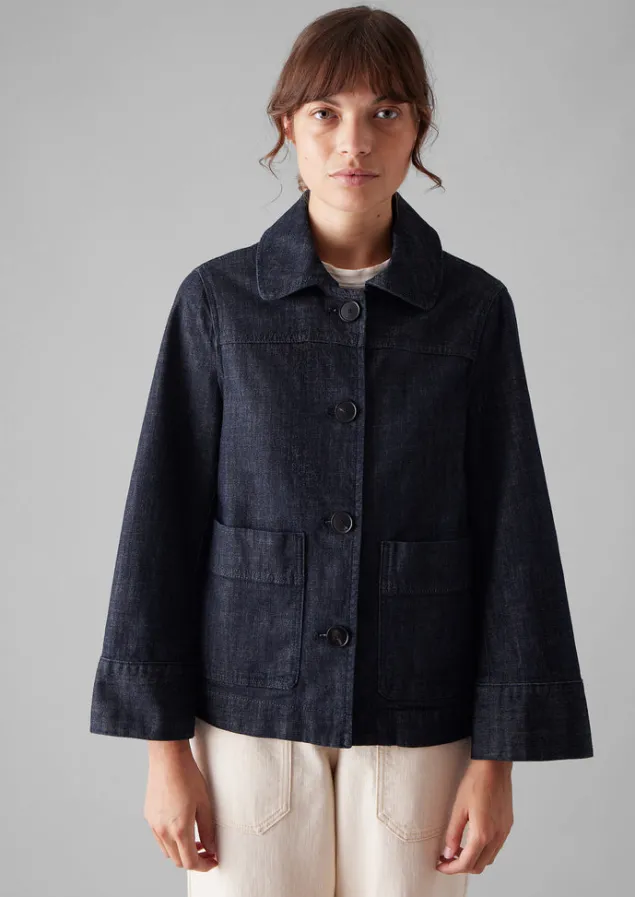 wide_sleeve_organic_indigo_denim_jacket_8.webp Denim | Coats & Jackets-TOAST Wide Sleeve Organic Denim Jacket Indigo