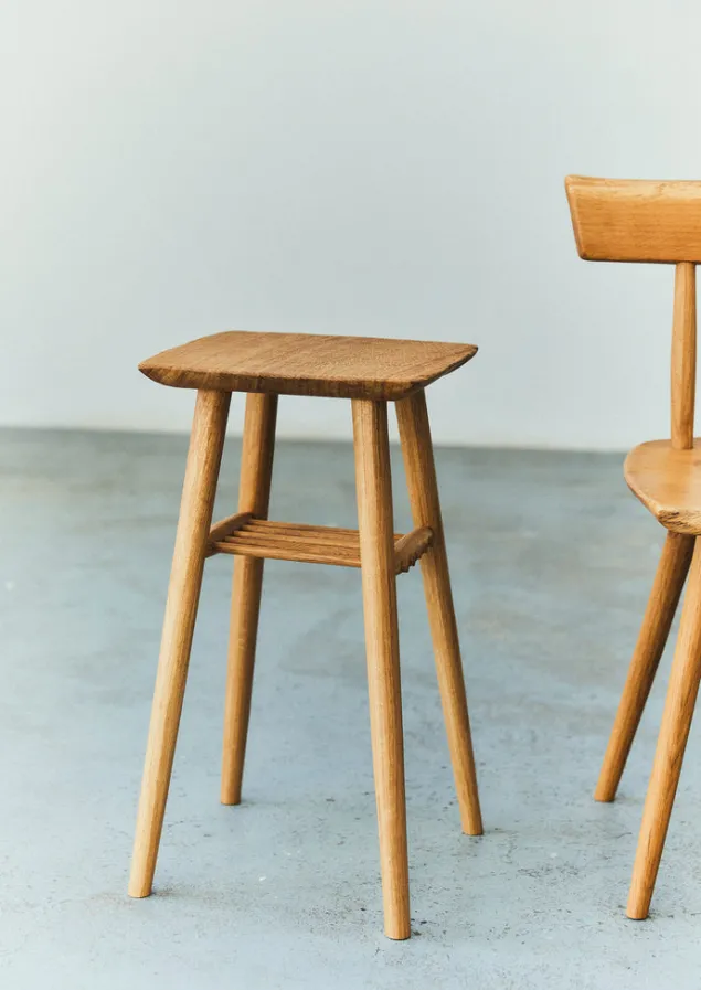 Decorative Pieces-TOAST Will Nock Square Side Table Oak