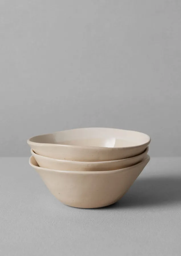 wonki_ware_white_wash_pudding_bowl_10.webp Ceramics | Tableware-TOAST Wonki Ware White Wash Pudding Bowl Natural/White