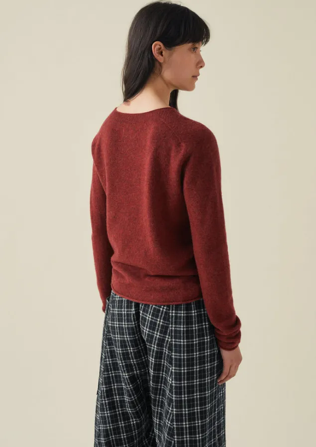 wool_cashmere_neat_sweater_3-4.webp Knitwear-TOAST Wool Cashmere Neat Sweater Russet