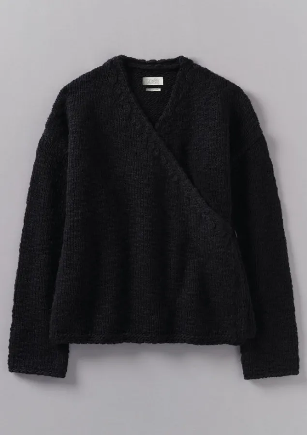 wool_knitted_wrap_jacket_20.webp Jersey | Loungewear-TOAST Wool Knitted Wrap Jacket Black